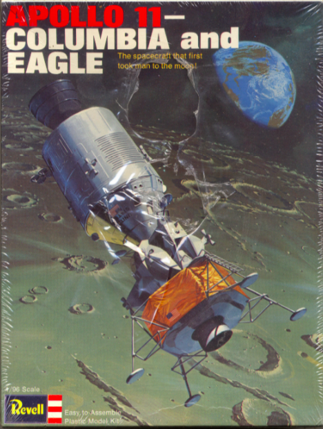 Apollo 11 Columbia & Eagle 50th Anniversary First Moon Landing 1:96 Scale Rev...