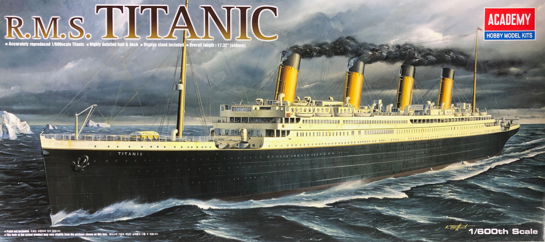 Academy 14402 RMS Titanic 1/700 Scale Plastic Model Kit for sale online 