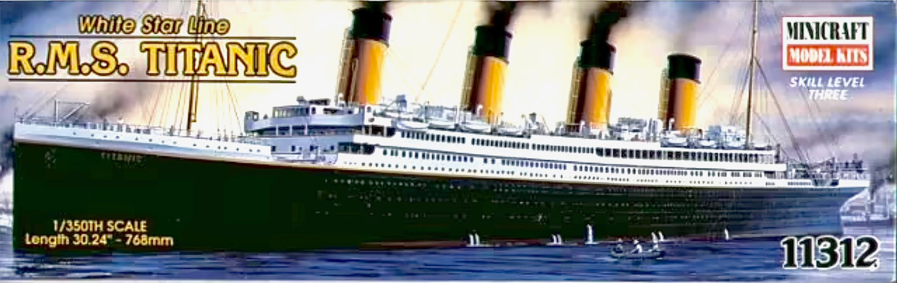 RMS Titanic Ship Brass Display Plaque Minicraft Revell Academy 1/350 1/700 1/200 
