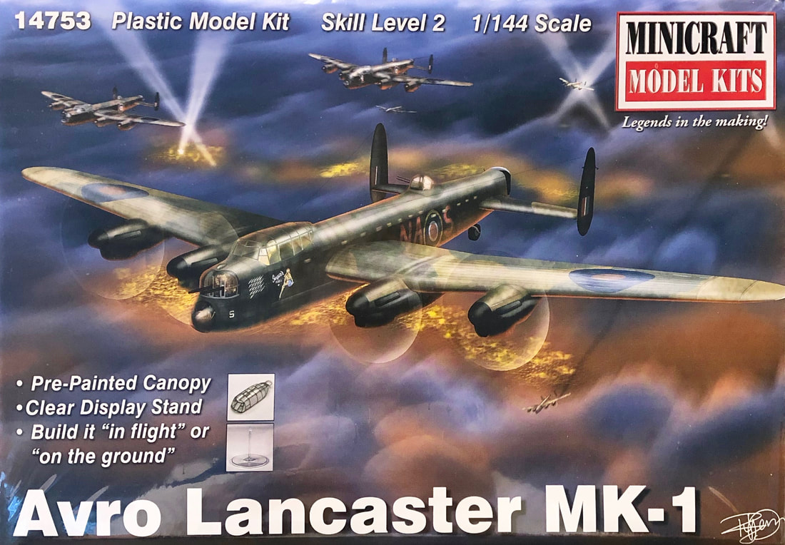 British AVRO Lancaster MK.III 1/144 diecast Plane Model Aircraft