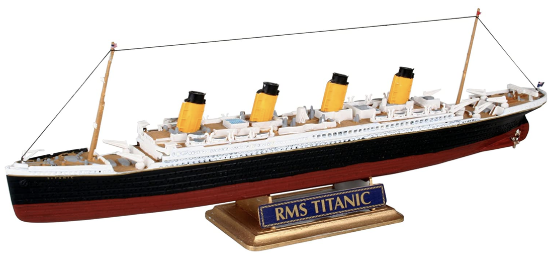 RMS Titanic Ship Brass Display Plaque Minicraft Revell Academy 1/350 1/700 1/200 
