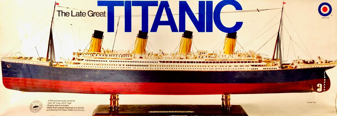 Titanic for 1/700 1/350 1/400 model display Nameplate R.M.S 