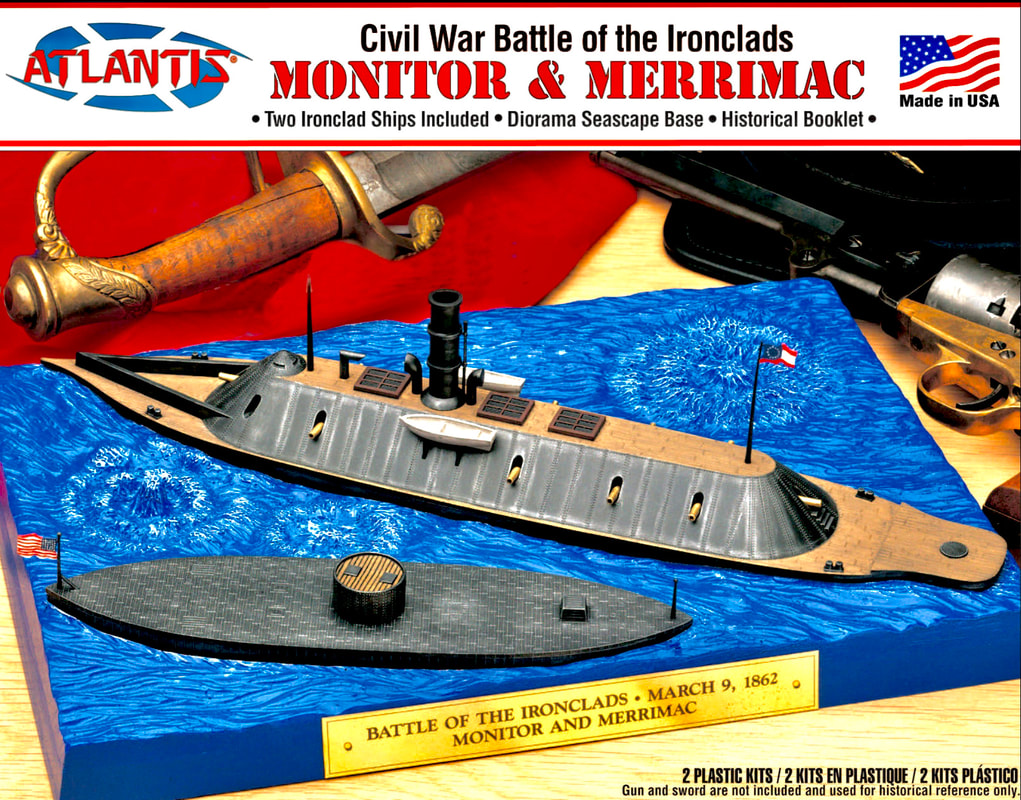 Die-cast Miniature Ironclad Civil War Era Ship 